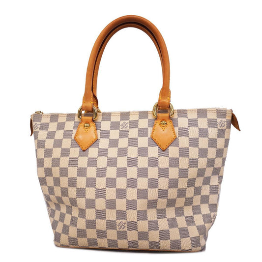 Louis Vuitton Tote Bag Damier Azur Saleya PM N51186 White Good Condition