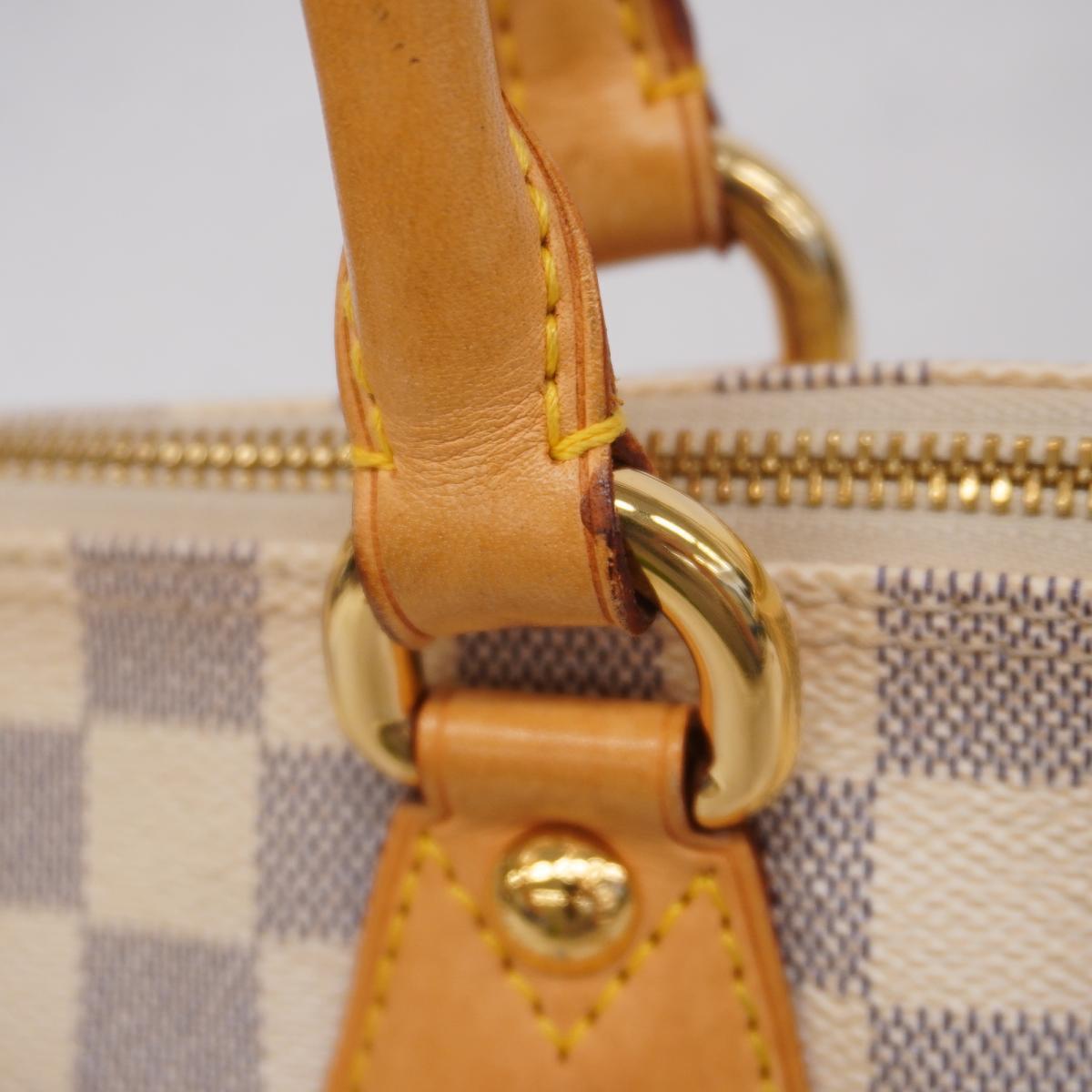 Louis Vuitton Tote Bag Damier Azur Saleya PM N51186 White Good Condition