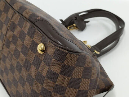 Louis Vuitton Verona PM Tote Bag Damier Ebene Dark Brown N41117