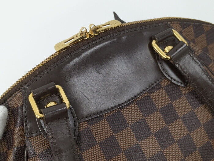 Louis Vuitton Verona PM Tote Bag Damier Ebene Dark Brown N41117