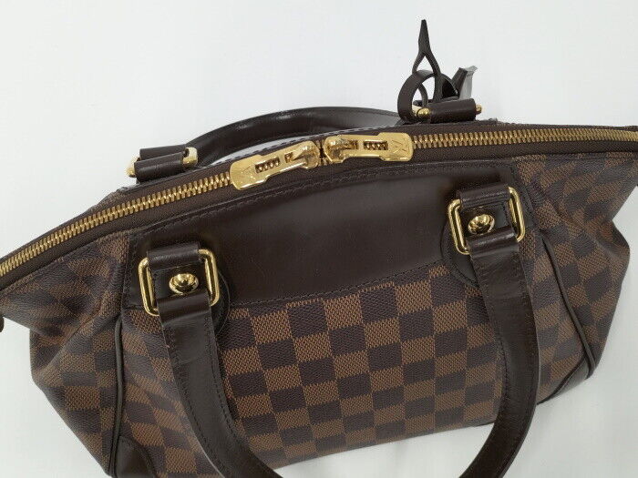 Louis Vuitton Verona PM Tote Bag Damier Ebene Dark Brown N41117