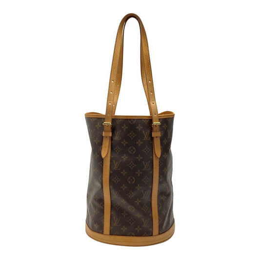 Louis Vuitton Monogram Canvas Bucket GM M42236 Tote Bag Shoulder Brown