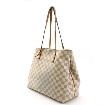 Louis Vuitton Damier Azur Cabas MM Tote Bag Shoulder N41375 PVC