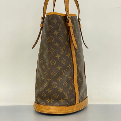 Louis Vuitton Tote Bag Monogram Bucket GM M42236 Brown  Good Condition