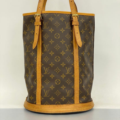 Louis Vuitton Tote Bag Monogram Bucket GM M42236 Brown  Good Condition