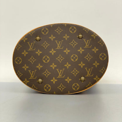 Louis Vuitton Tote Bag Monogram Bucket GM M42236 Brown  Good Condition