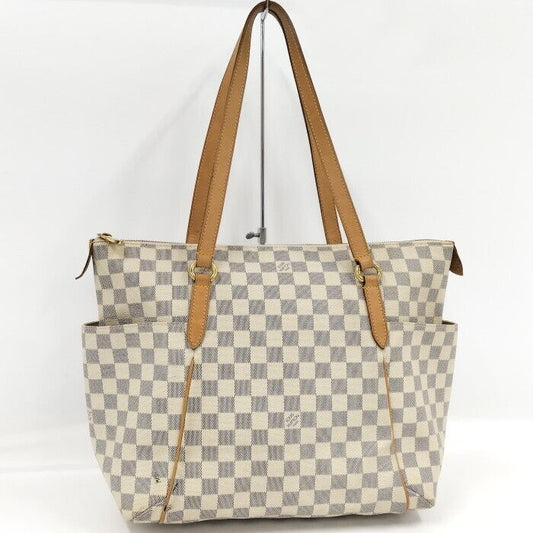 Louis Vuitton Totally MM Tote Bag Damier Azur N41279 Good Condition