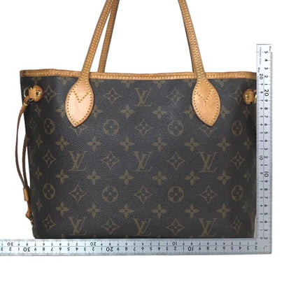 Louis Vuitton Neverfull PM Sling Bag Tote Monogram Canvas Brown M40155 Shoulder