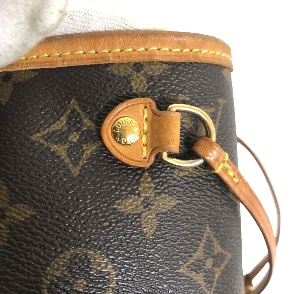 Louis Vuitton Neverfull PM Sling Bag Tote Monogram Canvas Brown M40155 Shoulder