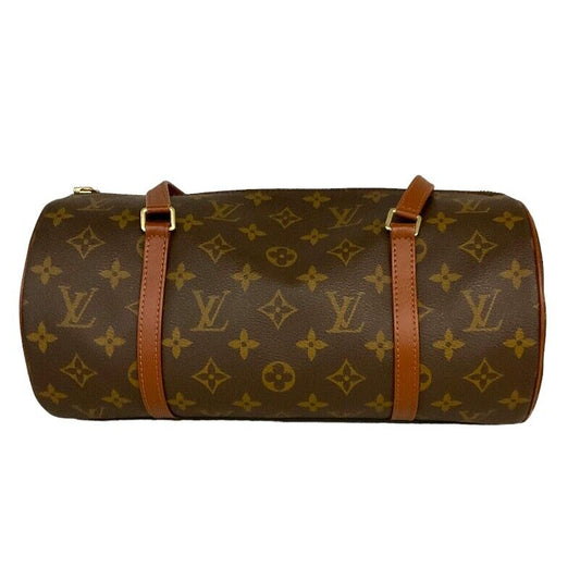 Louis Vuitton Papillon 30 M51365 Monogram Canvas Tote Bag Zipper Closure