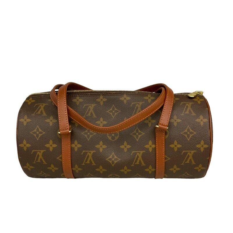 Louis Vuitton Papillon 30 M51365 Monogram Canvas Tote Bag Zipper Closure