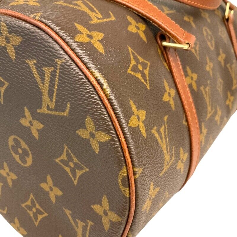 Louis Vuitton Papillon 30 M51365 Monogram Canvas Tote Bag Zipper Closure