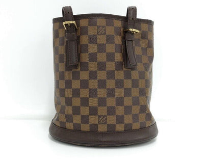 Louis Vuitton Marelle Tote Bag Damier Leather Ebene Brown N42240