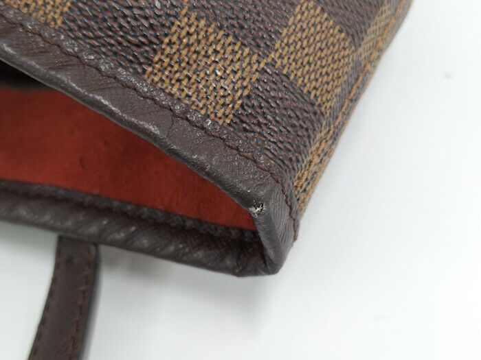 Louis Vuitton Marelle Tote Bag Damier Leather Ebene Brown N42240