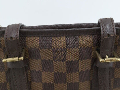 Louis Vuitton Marelle Tote Bag Damier Leather Ebene Brown N42240