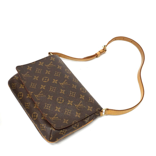 Louis Vuitton M51257 Musette Tango Short Monogram Bag Brown Shoulder