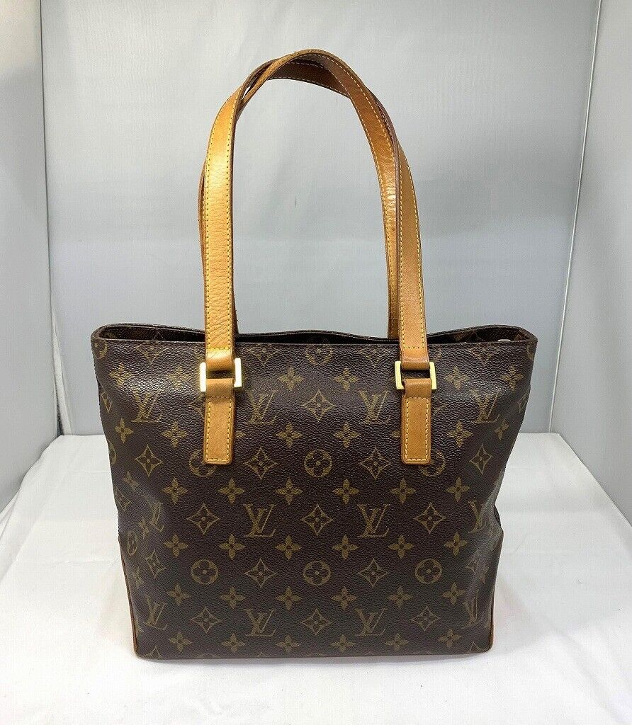 Louis Vuitton Tote Bag Monogram Cabas Piano M51148 Brown Zipper Closure