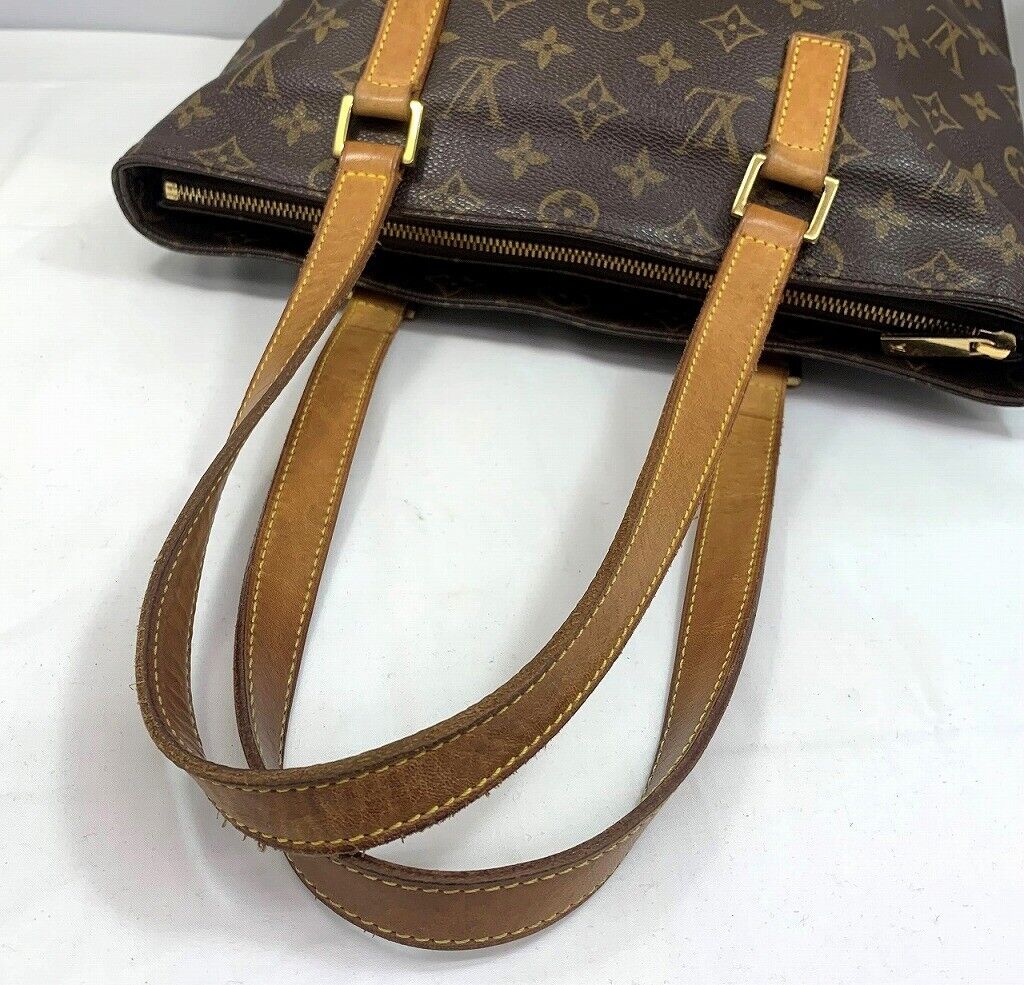 Louis Vuitton Tote Bag Monogram Cabas Piano M51148 Brown Zipper Closure