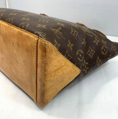 Louis Vuitton Tote Bag Monogram Cabas Piano M51148 Brown Zipper Closure