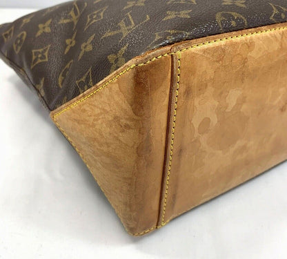 Louis Vuitton Tote Bag Monogram Cabas Piano M51148 Brown Zipper Closure