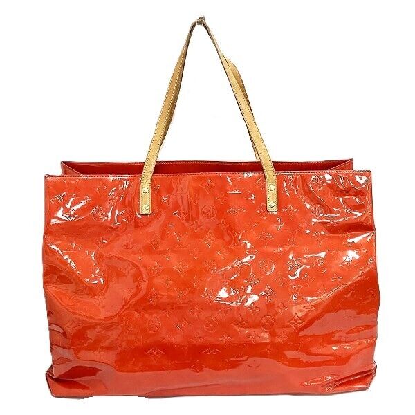 Louis Vuitton Vernis Lead GM M91084 Tote Bag Rouge Red Enamel Monogram