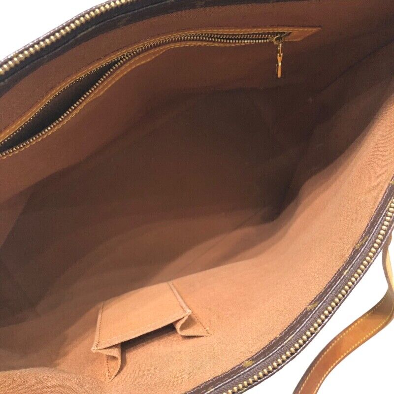 Louis Vuitton Cabas Mezzo M51151 Brown PVC  Tote Bag Monogram