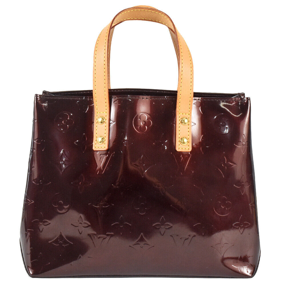 Louis Vuitton Lead PM Tote Bag Monogram Vernis M91993 Amaranth