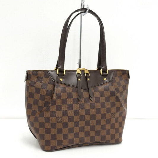 Louis Vuitton Westminster PM Tote Bag Damier Ebene N41102 Zipper Closure