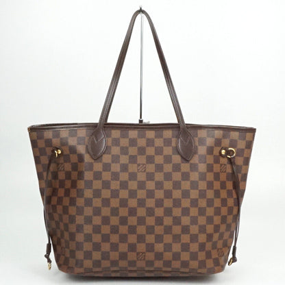 Louis Vuitton N51105 Neverfull MM Damier Ebene Canvas Brown Tote Bag Shoulder