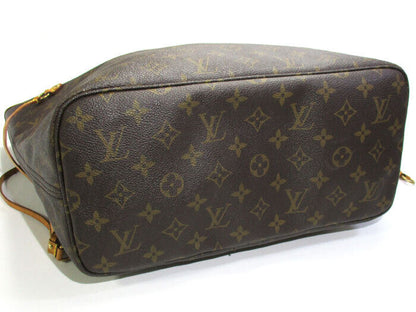 Louis Vuitton Neverfull MM Tote Bag Monogram M40156 Brown