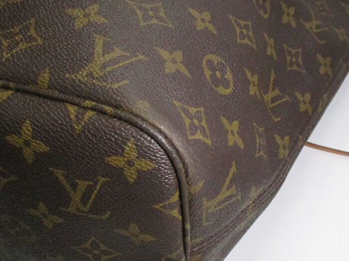 Louis Vuitton Neverfull MM Tote Bag Monogram M40156 Brown