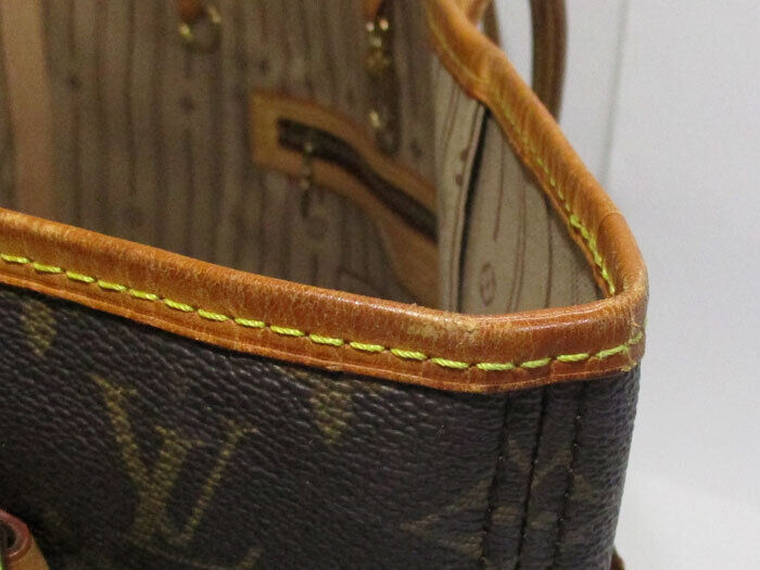 Louis Vuitton Neverfull MM Tote Bag Monogram M40156 Brown