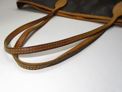 Louis Vuitton Neverfull MM Tote Bag Monogram M40156 Brown