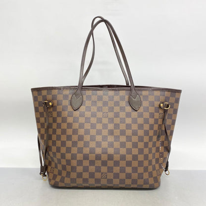 Louis Vuitton Tote Bag Damier Neverfull MM N51105 Ebene Hook Closure