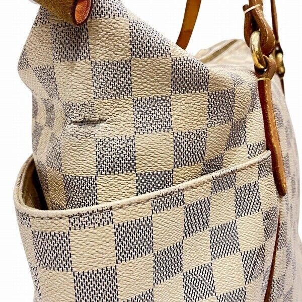 Louis Vuitton Damier Azur White Totally MM N41279 Bag Tote Shoulder