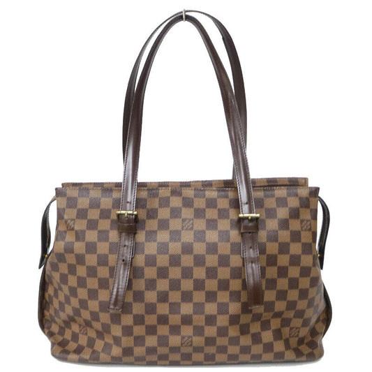 Louis Vuitton Tote Bag N51119 Chelsea Damier Ebene Zipper Closure