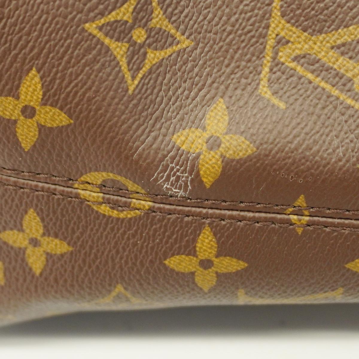 Louis Vuitton Tote Bag Monogram Jena PM M42268 Brown Zipper Closure