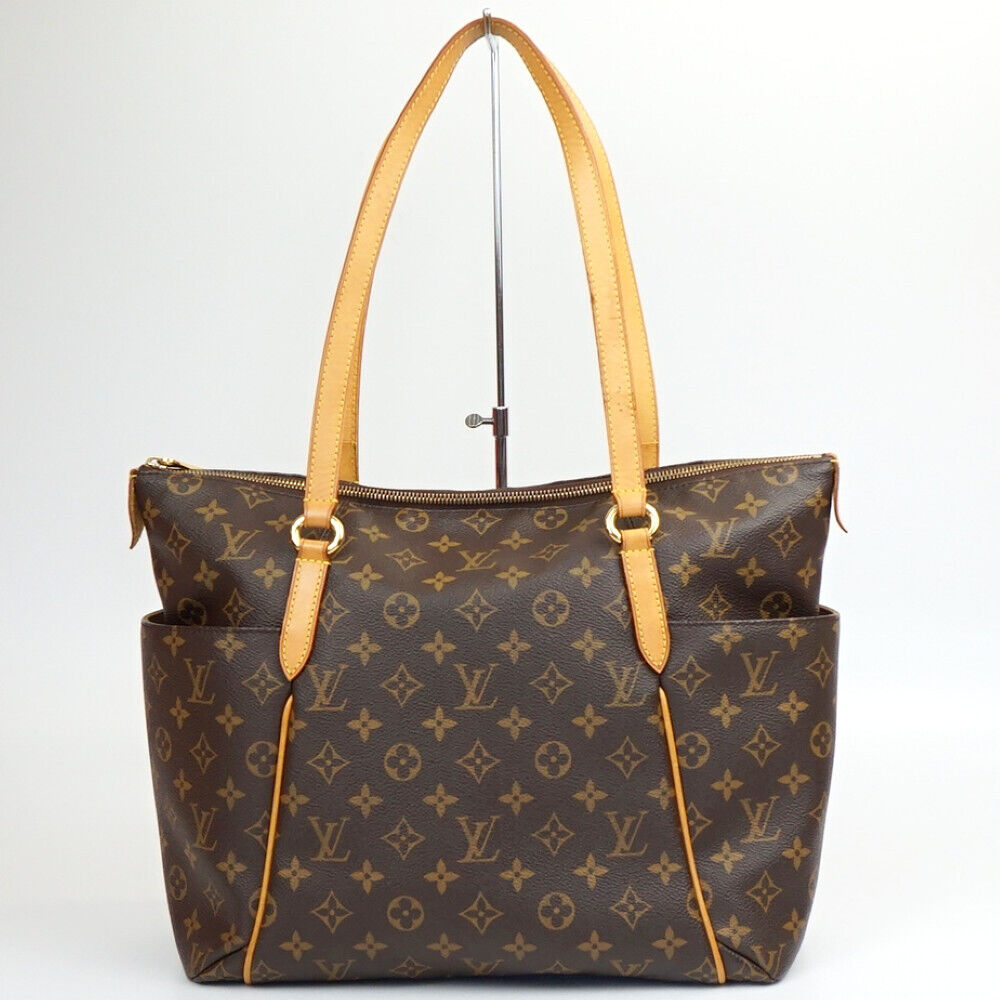 Louis Vuitton M56689 Totally MM Monogram Canvas Brown Tote Bag Shoulder