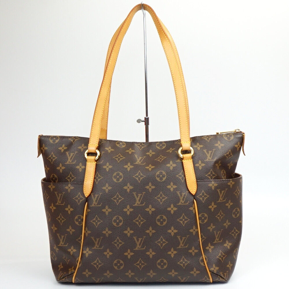 Louis Vuitton M56689 Totally MM Monogram Canvas Brown Tote Bag Shoulder