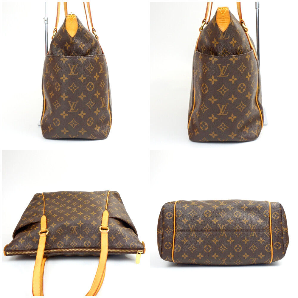 Louis Vuitton M56689 Totally MM Monogram Canvas Brown Tote Bag Shoulder