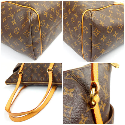 Louis Vuitton M56689 Totally MM Monogram Canvas Brown Tote Bag Shoulder