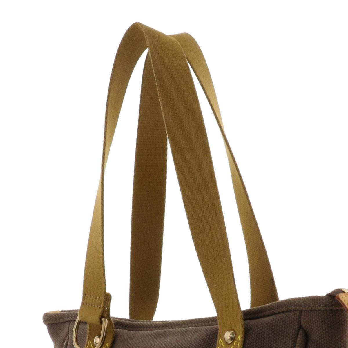 Louis Vuitton Cabaso MM Bag Tote Antigua Brown M40086 Canvas