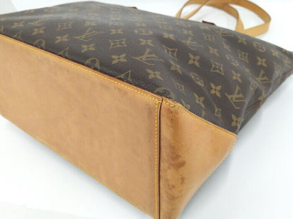 Louis Vuitton Cabas Mezzo Tote Bag Monogram M51151 Zipper Closure