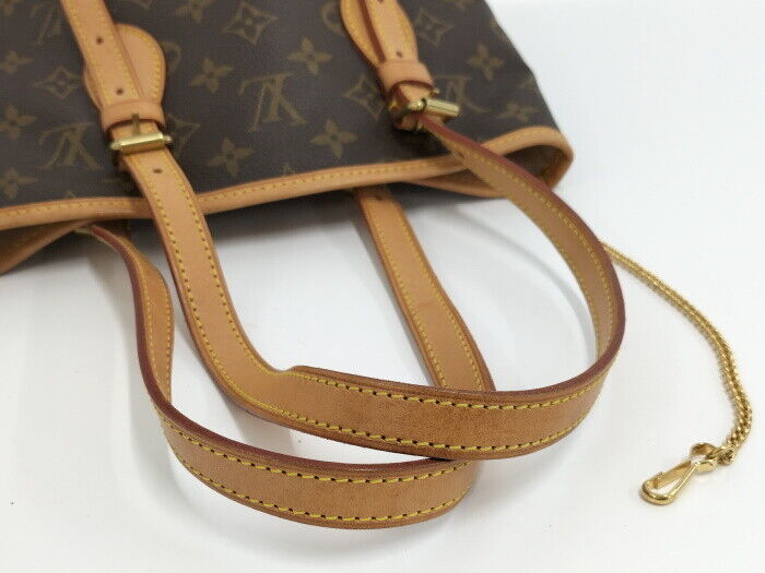 Louis Vuitton Bucket PM Tote Bag Monogram Brown M42238 Good Condition