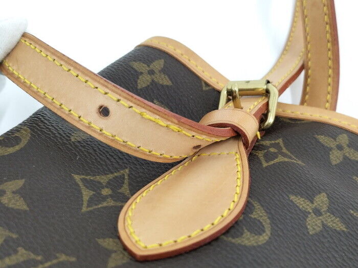 Louis Vuitton Bucket PM Tote Bag Monogram Brown M42238 Good Condition