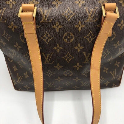 Louis Vuitton Cabas Piano M51148 Monogram Canvas Tote Bag Brown