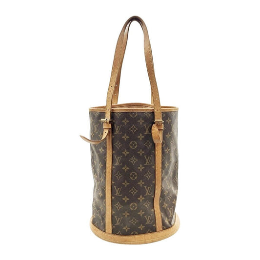 Louis Vuitton Monogram Bucket GM Shoulder Bag M42236 Brown