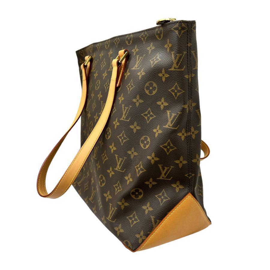 Louis Vuitton M51151 Cabas Mezzo Monogram Tote Bag Handbag PVC Leather