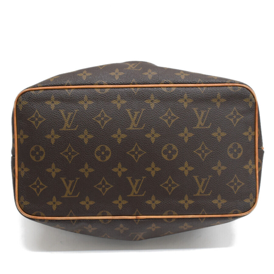 Louis Vuitton Palermo PM Shoulder Bag M40145 Monogram Canvas Leather Brown 2way