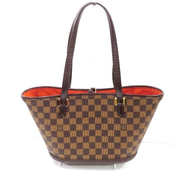 Louis Vuitton Damier Manosque PM N51121 Bag Handbag Tote Good Condition